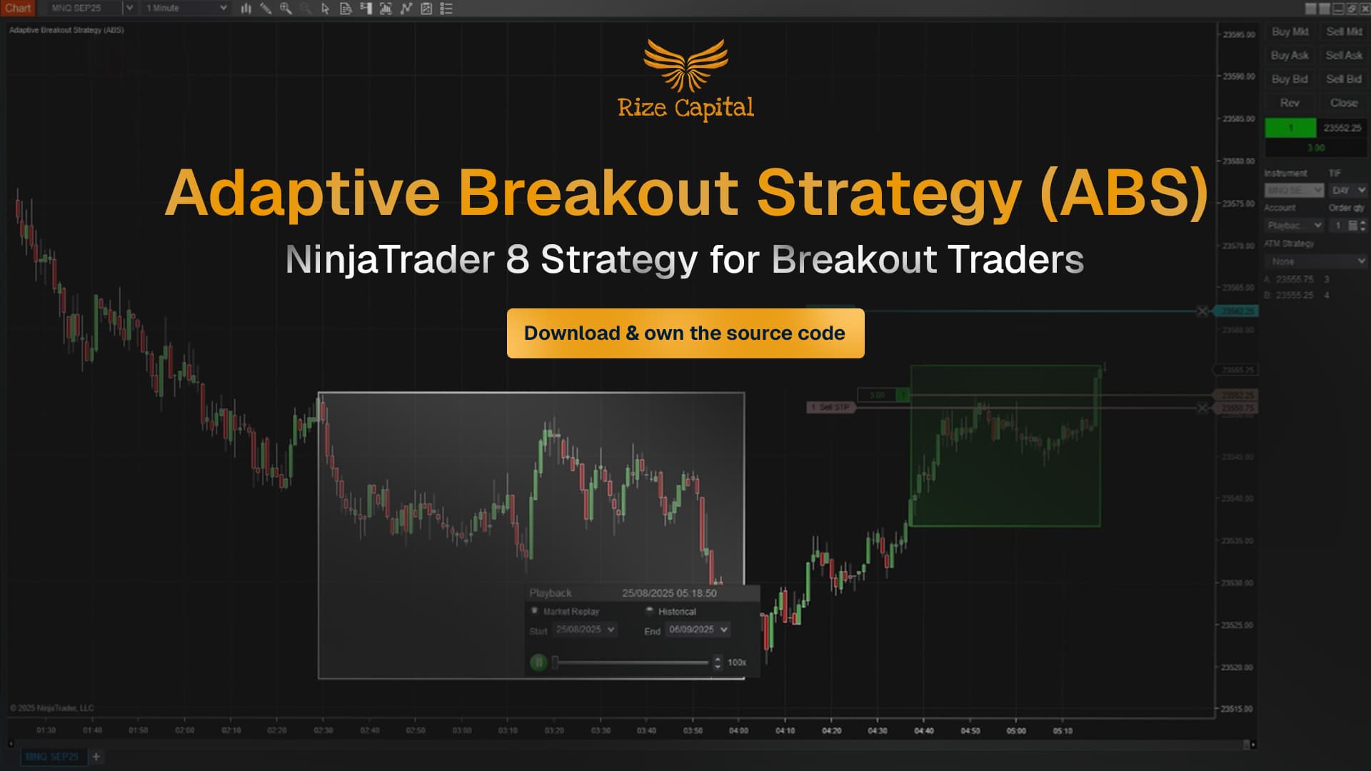Adaptive Breakout Strategy (ABS) - NinjaTrader 8 Strategy Video Thumbnail