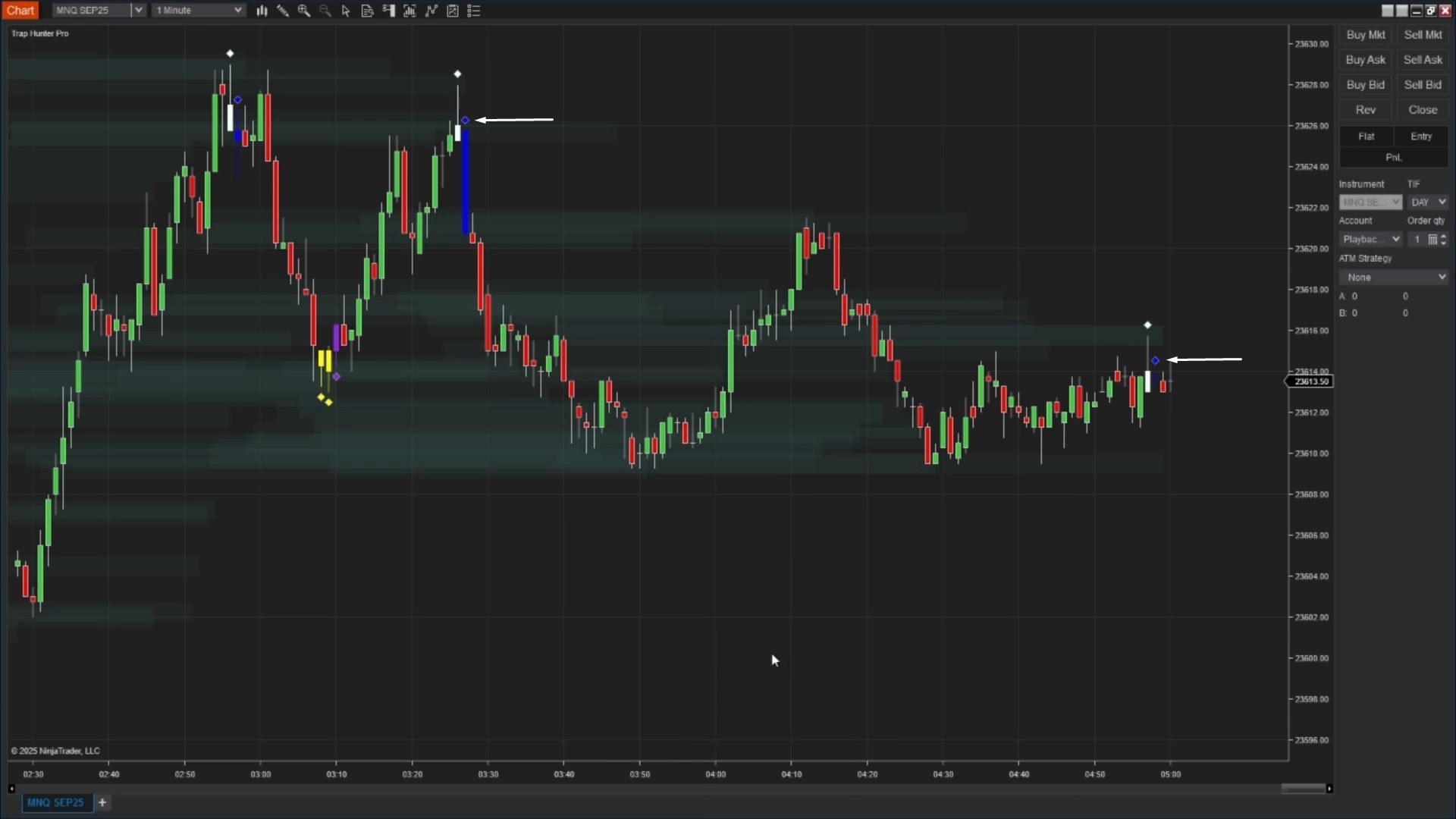 Trap Hunter Pro - NinjaTrader 8 Indicator screenshot 2