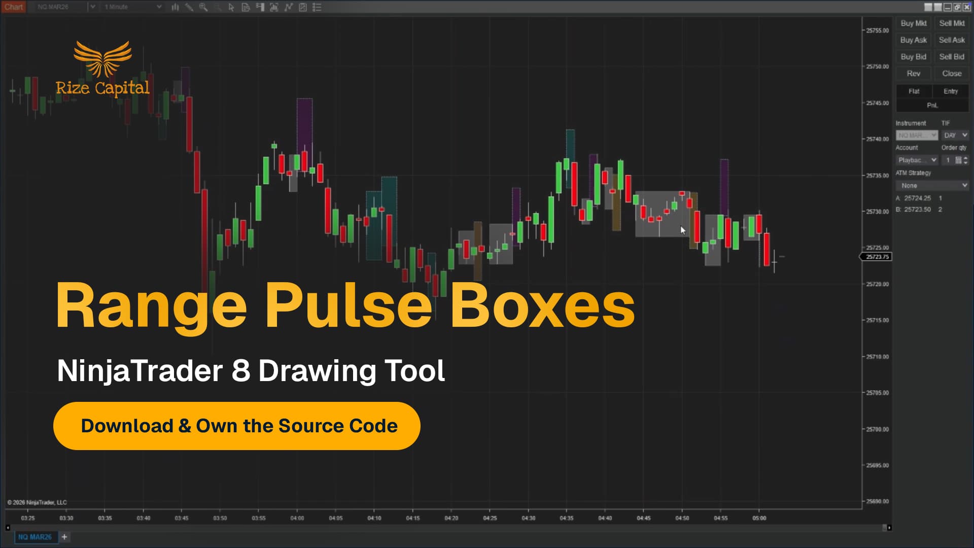 Range Pulse Boxes - NinjaTrader 8 Drawing Tool Video Thumbnail
