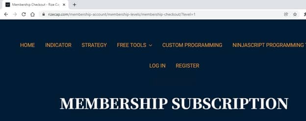 Rize Capital Membership subscription